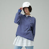 EMBROIDERY LAYERED MINI SKIRT  (White)