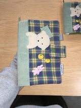 <Can’t escape my blanket> ブックカバー a6,a5