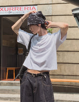 フルーヴベーシッククロップショートスリーブTシャツ