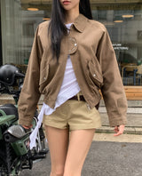 シンダー ボヘミアンスタッズ ボンバージャケット