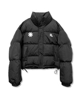 Double Logo Volume Puffer Padding_Black
