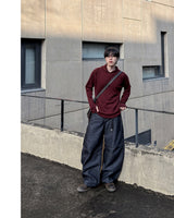 Brie Curved Raw Denim Pants