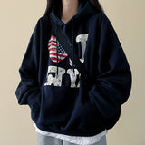 ラブアメリカンフラッグフード [フリース]