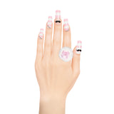 Ribbon Powder Puff Ring (2colors)