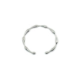 Wave bangle (Silver)