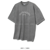  Lapel San Francisco Ice Pigment Washing Ban Pallies
