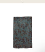 deep rose vintage chiffon midi sk