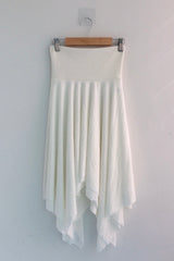 Floating cut banding skirt