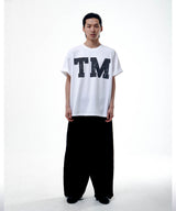 TM クラックTシャツ-WHITE