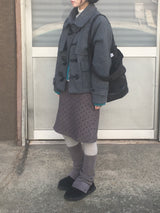 dot corduroy skirt