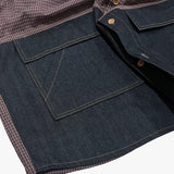 switch panel check shirt_black