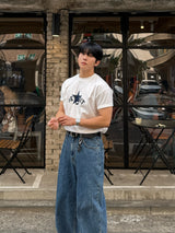 Ber balloon denim pants