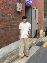 Roning パッチワーク半袖Tシャツ