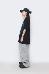 レビットハートスプレー半袖Tシャツ