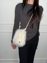 2way puppy bag white