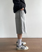 Curved Bermuda Sweatpants