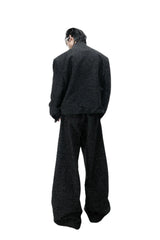 Textured Pearl Trousers