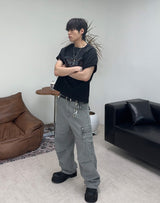 ハウウッド ヴィンテージ スプラッター ショートスリーブTシャツ