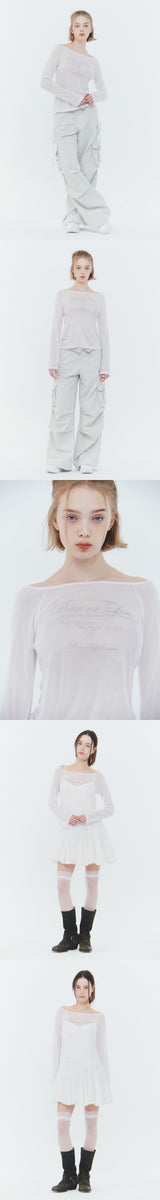 FOG LOOSE TOP white