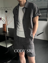 [SET] Air flap nylon cargo set-up(3color)