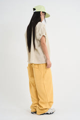 Pastel check cropped short-sleeve shirt