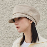 VA Stud Balloon Bellboy Cap / Beige