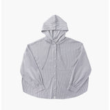 チェックフードシャツ (LIGHT GRAY)