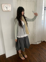 Reniki Color Basic Open Cardigan