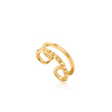 Spike Irregular Line 925 Silver Ear Cuff E025-09G