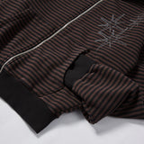 Untitled Starrynight Small Stripe Hood Zip Up Wine Black