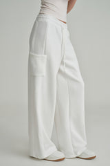 NYC sweatpants, Ivory