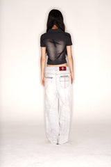 SIGNATURE SPRAY WASHED ZIP UP WAFFLE SHIRT