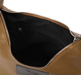 CEDAR SOFT LEATHER HALF-MOON HOBO BAG (3COLOR)
