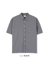 Sion Checked Half Shirt