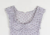 SHIRRING DOT 2-WAY TOP