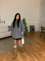 [UNISEX] フロームミックスフードコートジャケット