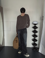 Quro Necklace Ribbed Tee