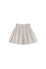 Stripe flare skirt_ivory