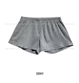 スタッズリブローライズショーツ