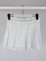 SMOKE PUNCHING BLOUSE TOP