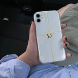 リボンデザインスマホケース