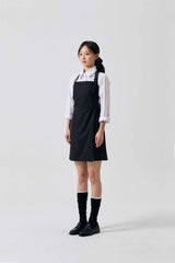ODE BUCKLE MINI DRESS / BLACK