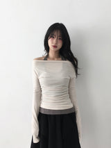 Ribbon Drape Tee