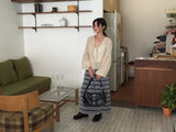 クリアシフォンエスニックブラウス (2color)