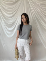 ベーシックTシャツ 3タイプ(ホワイト、グレー、ピンク)