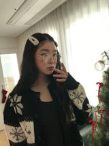 バニーフォーファースナップヘアクリップ (3color)