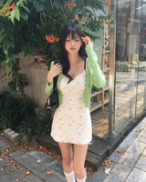 Knit crop cardigan
