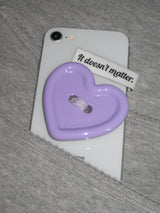 [Formica] Grape choco button tok (Heart), Basic