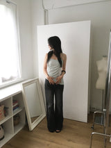 Banding bootcut denim