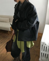 Flu Matte Leather Jacket